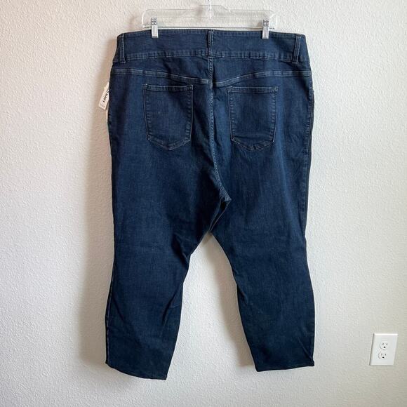 New Old Navy Rockstar Jeans Women's 24 Plus Short Skinny Mid Rise Sculpt Stretch - Picture 5 of 9